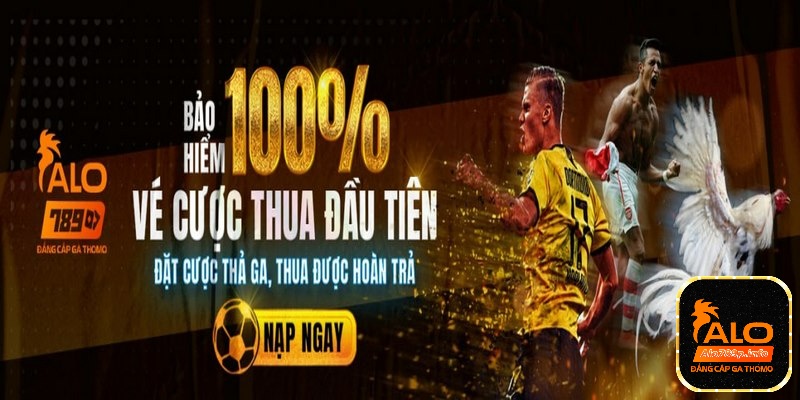 Chương trình khuyến mãi Alo789 - Cơ hội nhận thưởng hấp dẫn 5 Thương hiệu Alo789 sẽ hoàn trả lại 100% giá trị của vé cược đó